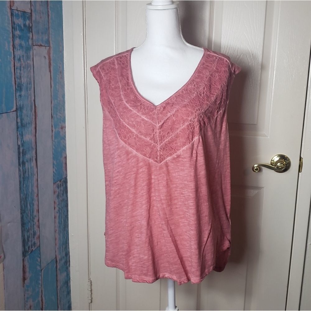 Rose colored blouse 